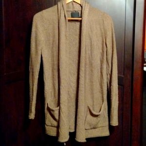 Harlow Brown and Tan Knit Cardigan